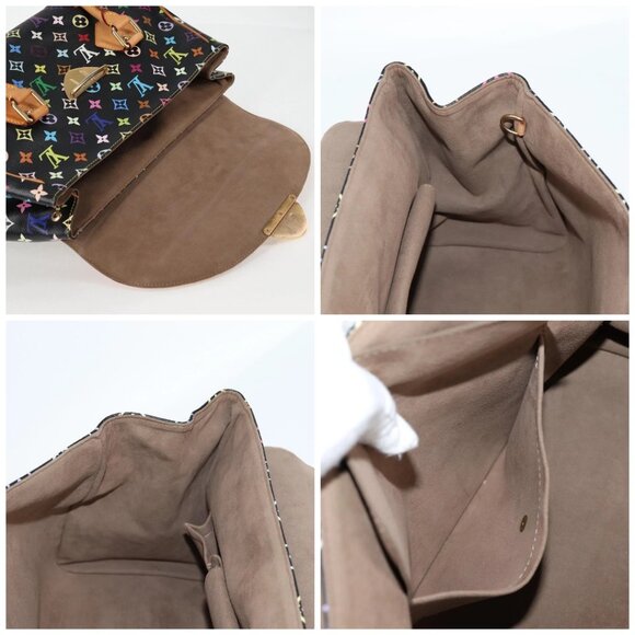 LOUIS VUITTON Monogram Multicolor Beverly GM Hand Bag Black - Picture 15 of 16